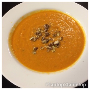 roasted carrot and cumin bisque